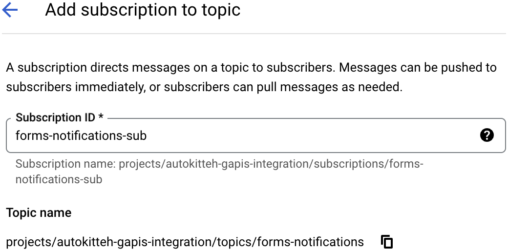 Screenshot 6: Create subscription - 2