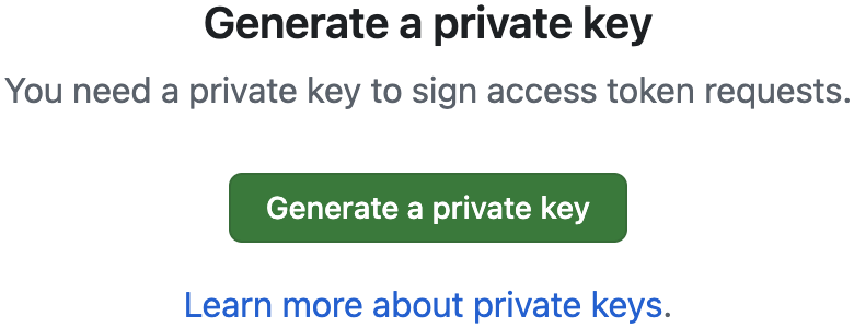 Screenshot 8: Generate private key