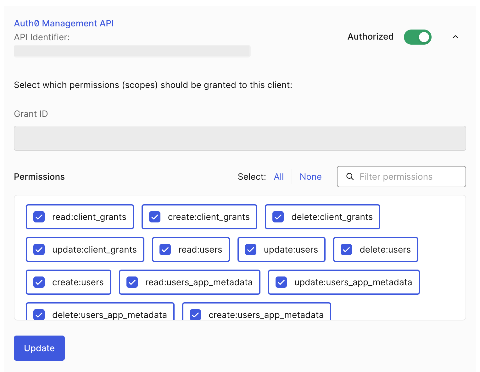 Screenshot 8: API Permissions